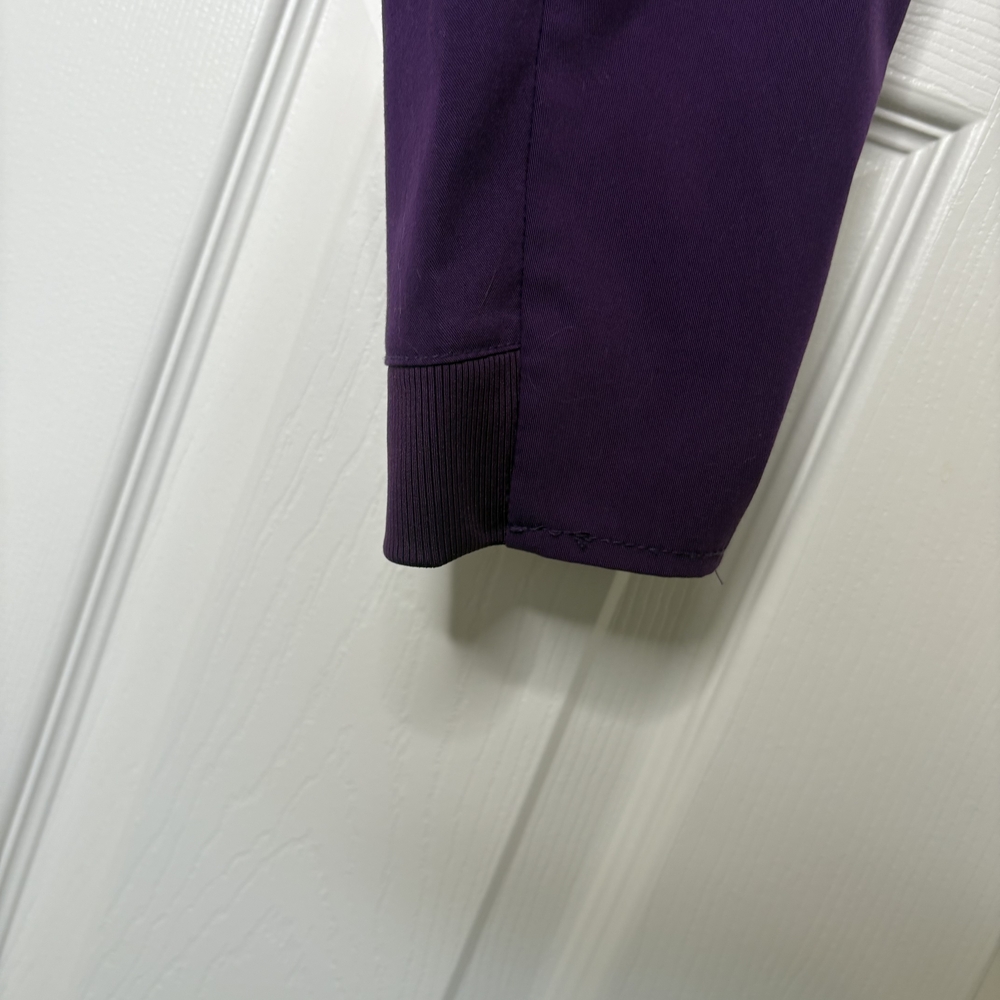 ADAR Women's Bold Purple Eggplant Scrub Pants Size Large - Picture 8 of 10